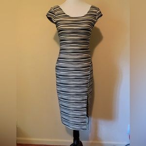 Brat Star long sexy body con dress, sz L